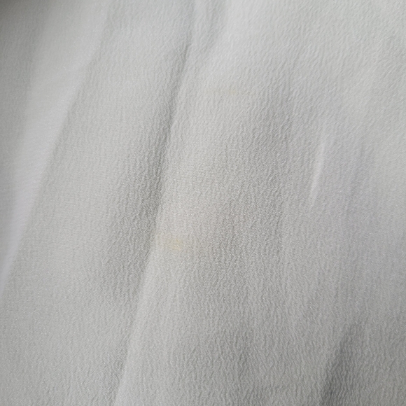 Everlane Clean Washable Silk Relaxed Button Up Shirt Light Green 14 - Picture 15 of 16